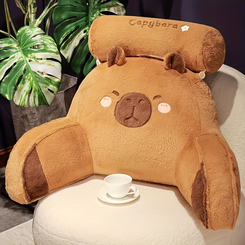 Plush Backrest Pillow Cushion-2
