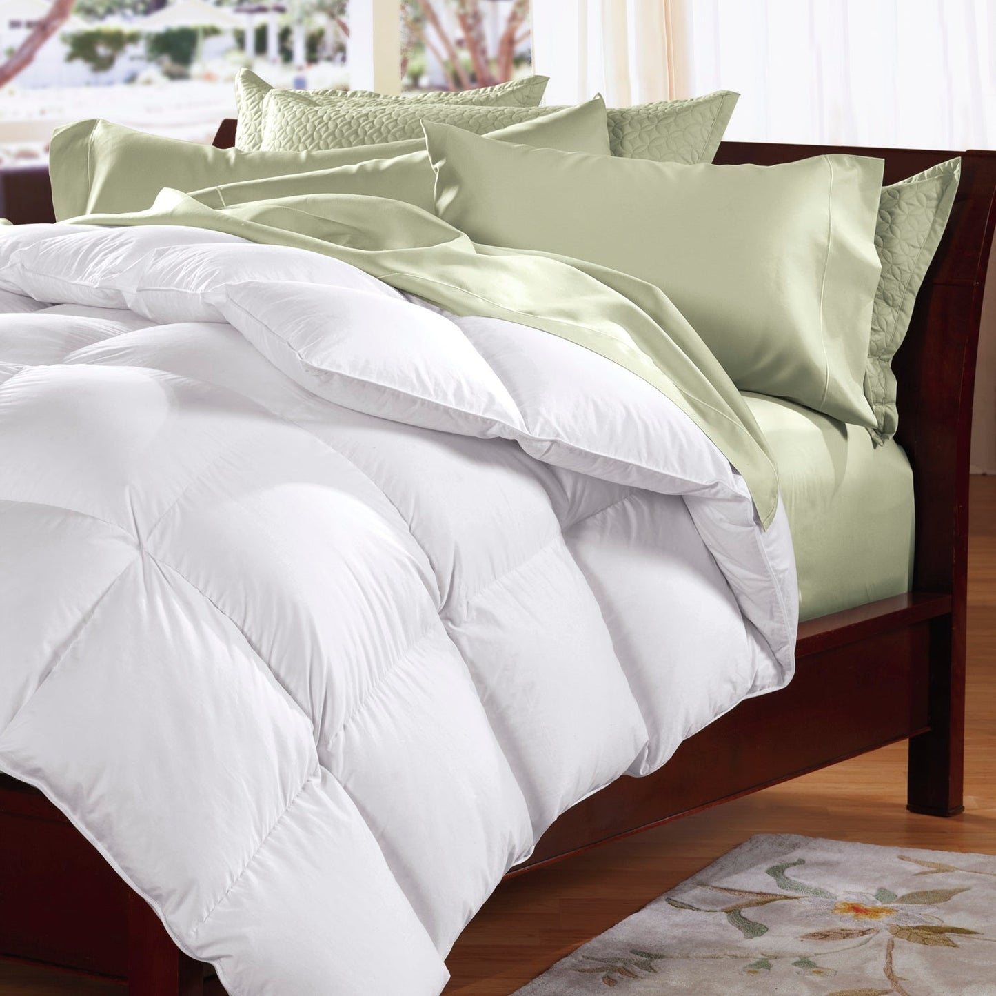 Royal Comfort Goose Feather & Down Quilt Single - 500GSM-1