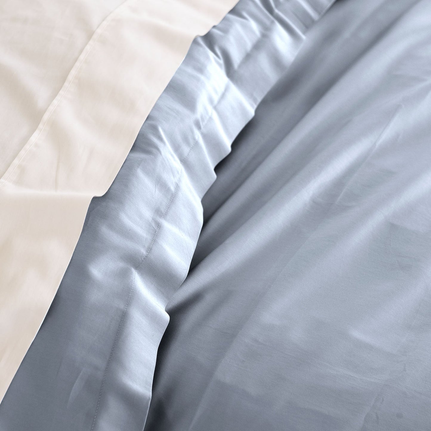 Royal Comfort - Balmain 1000TC Bamboo cotton Quilt Cover Sets (Queen) - Blue Fog-4