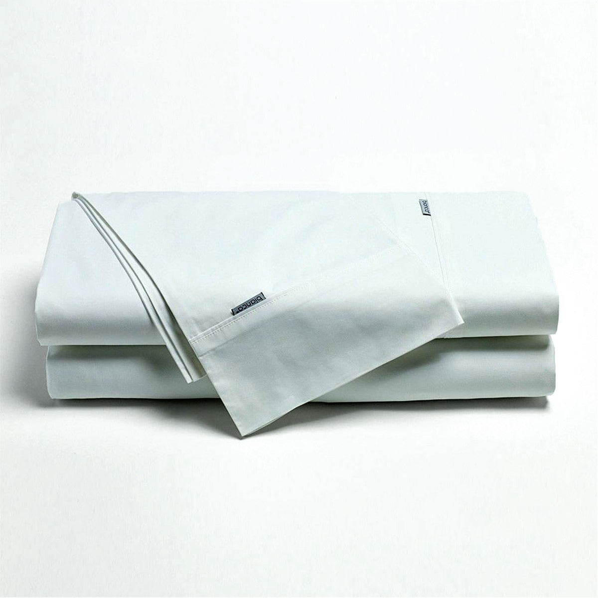 Bianca Heston Cotton Percale Sheet Set White Long Single-0