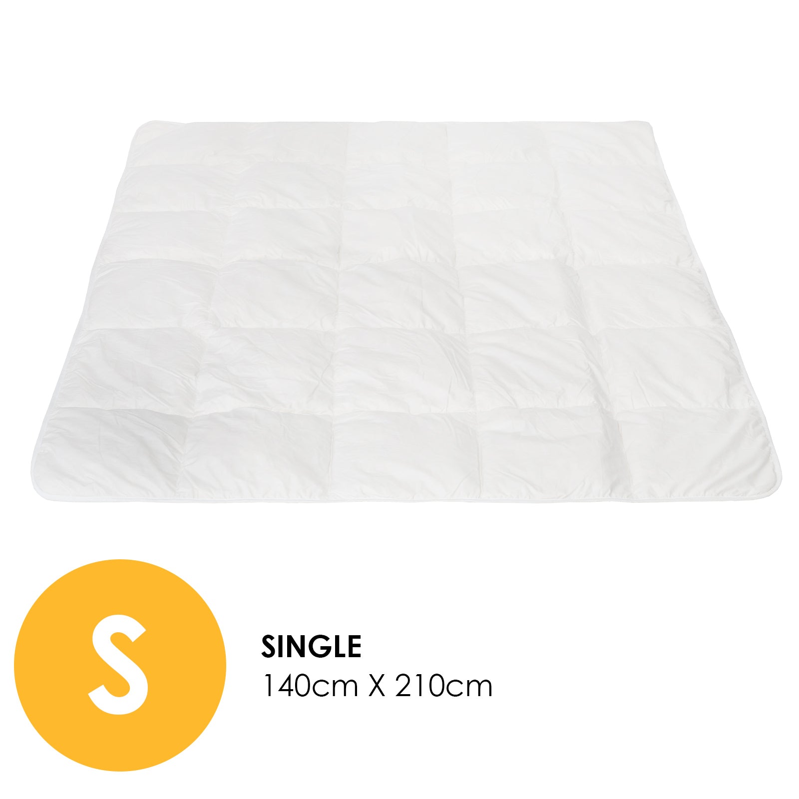 Deluxe 260GSM Eco-Silk Touch Quilt - Single-0