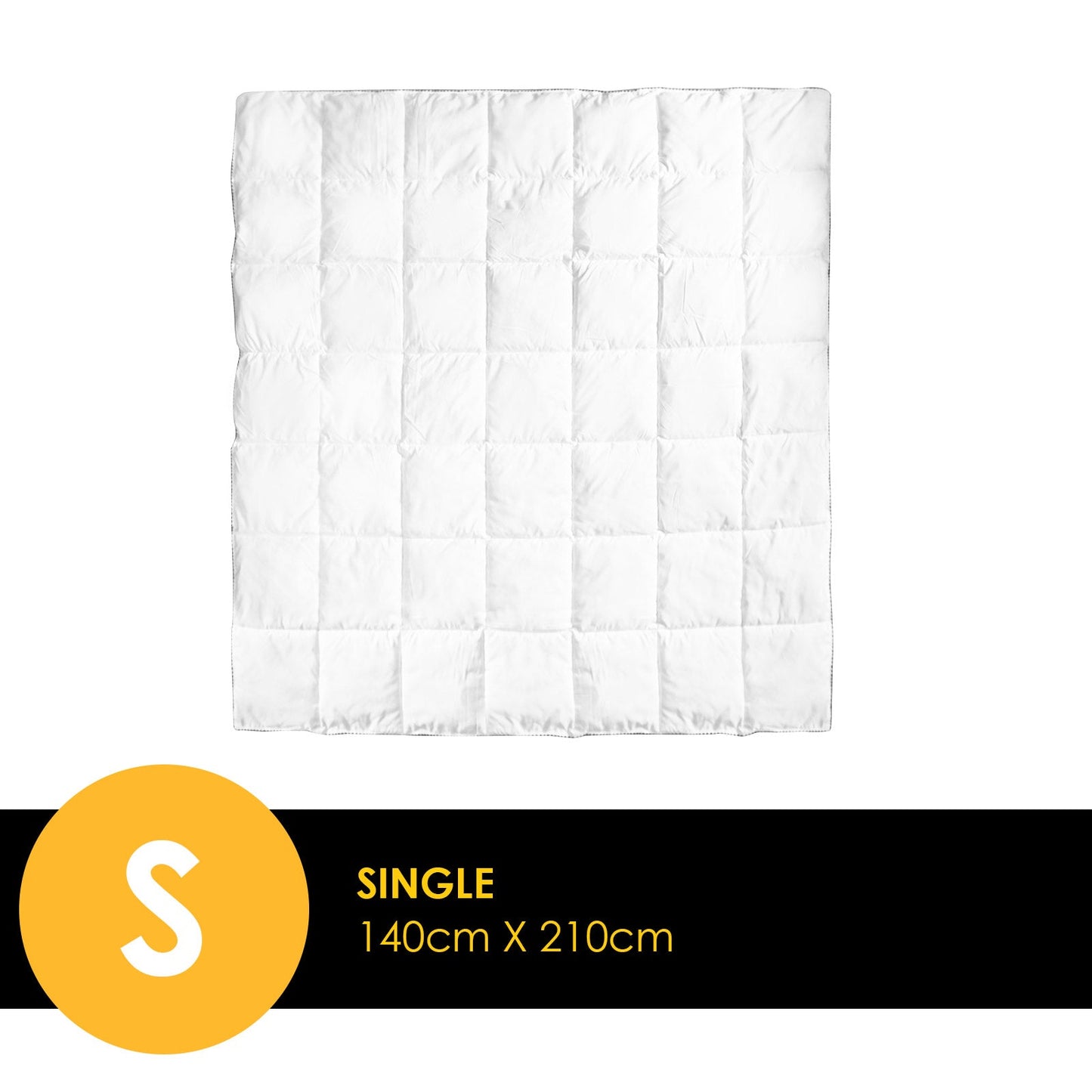 Royal Comfort Luxury Bamboo 250GSM Quilt - Single-1