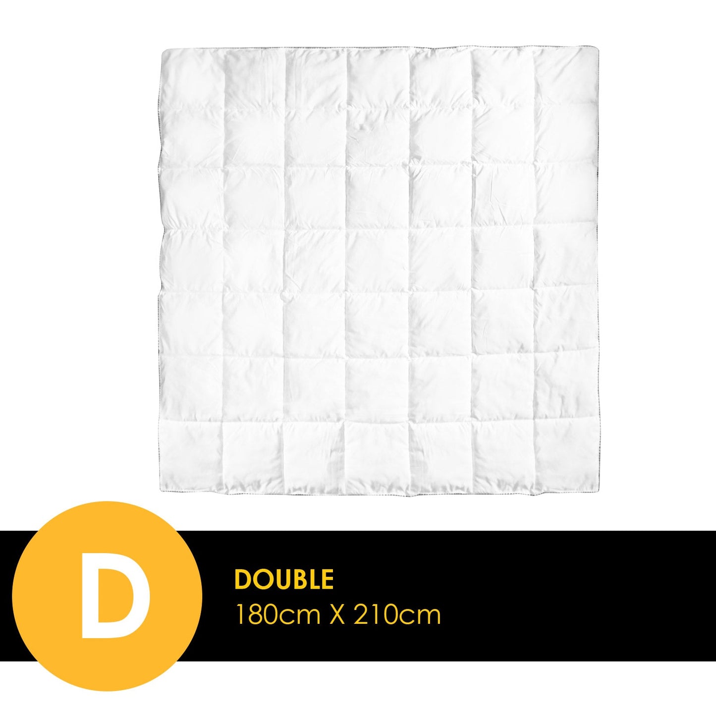 Royal Comfort Luxury Bamboo 250GSM Quilt - Double-1