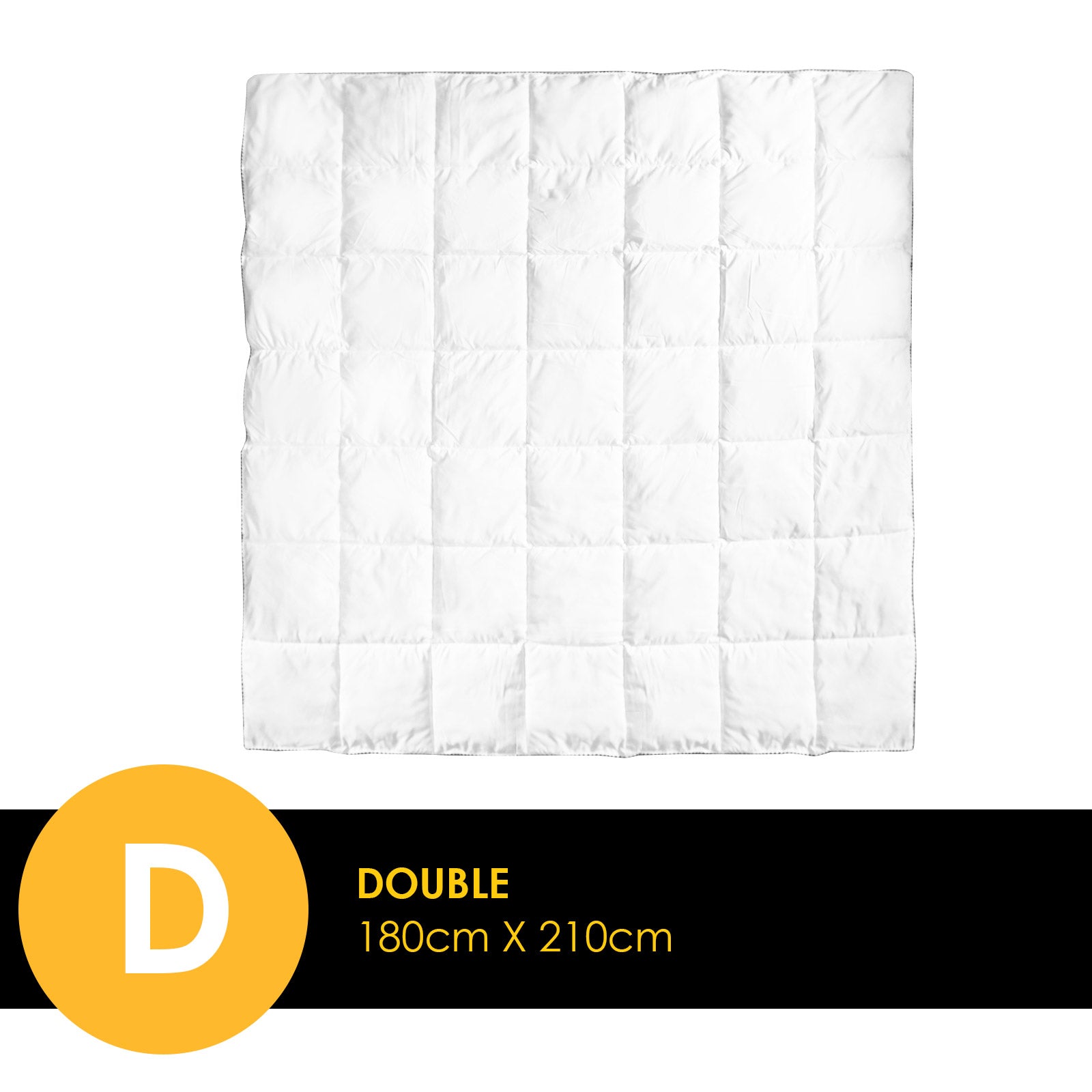 Royal Comfort Luxury Bamboo 250GSM Quilt - Double-1