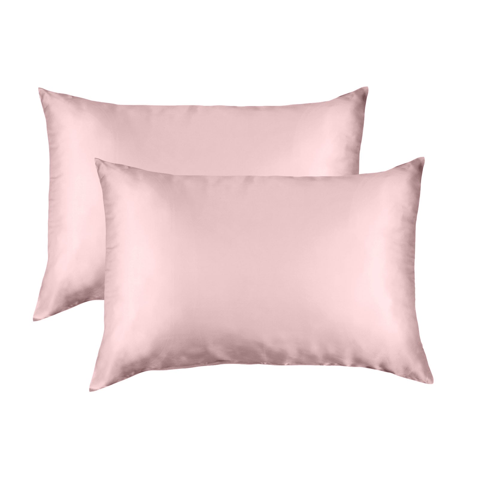 SILK PILLOW CASE TWIN PACK - SIZE: 51X76CM? - Lilac-3