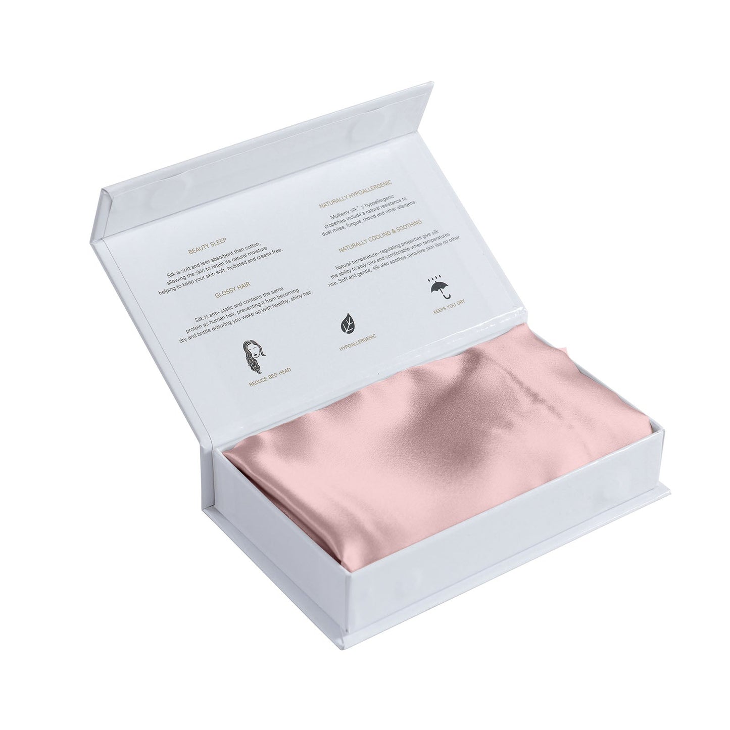 SILK PILLOW CASE TWIN PACK - SIZE: 51X76CM? - Lilac-4