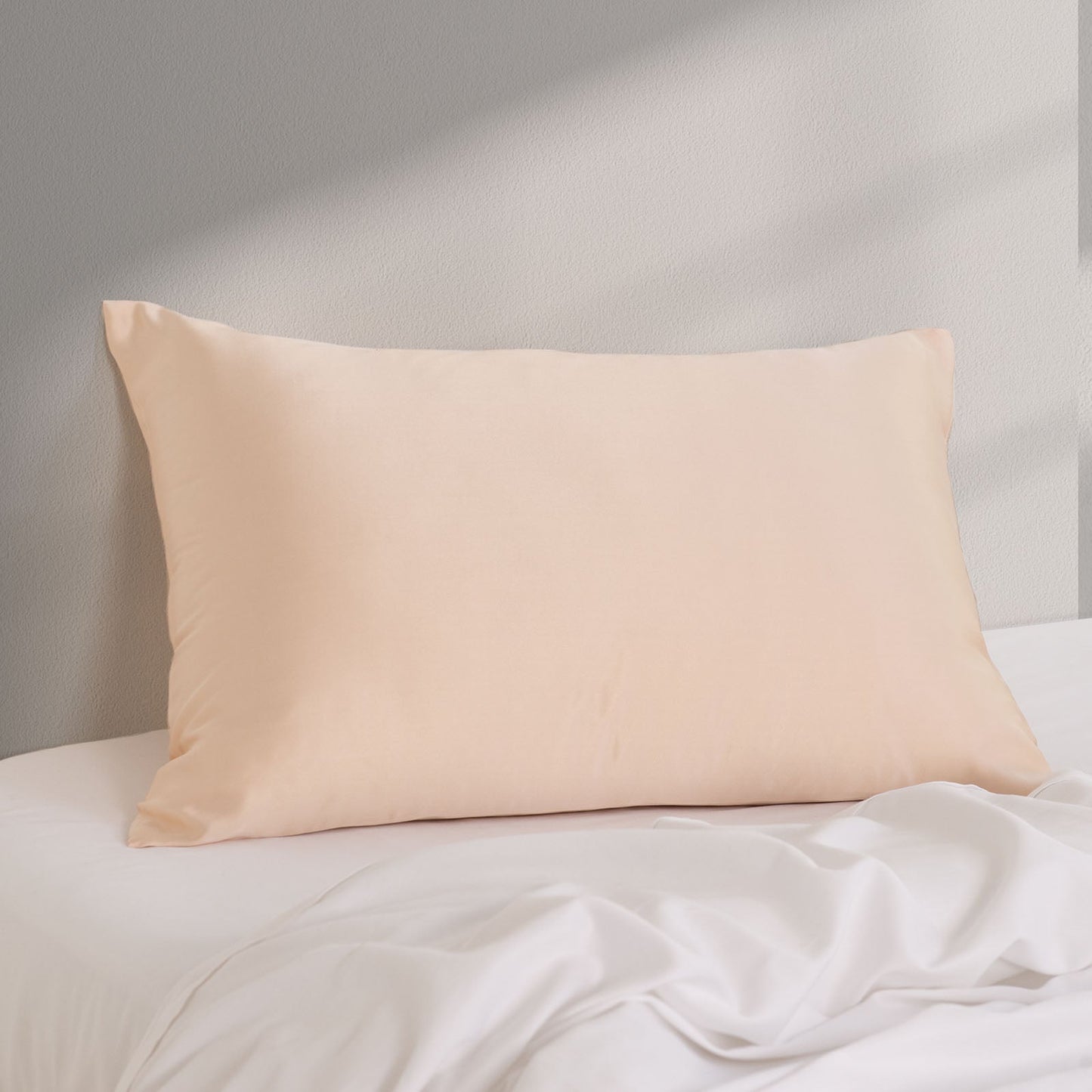 Pure Silk Pillow Case by Royal Comfort (Single Pack) - Champagne Pink-2
