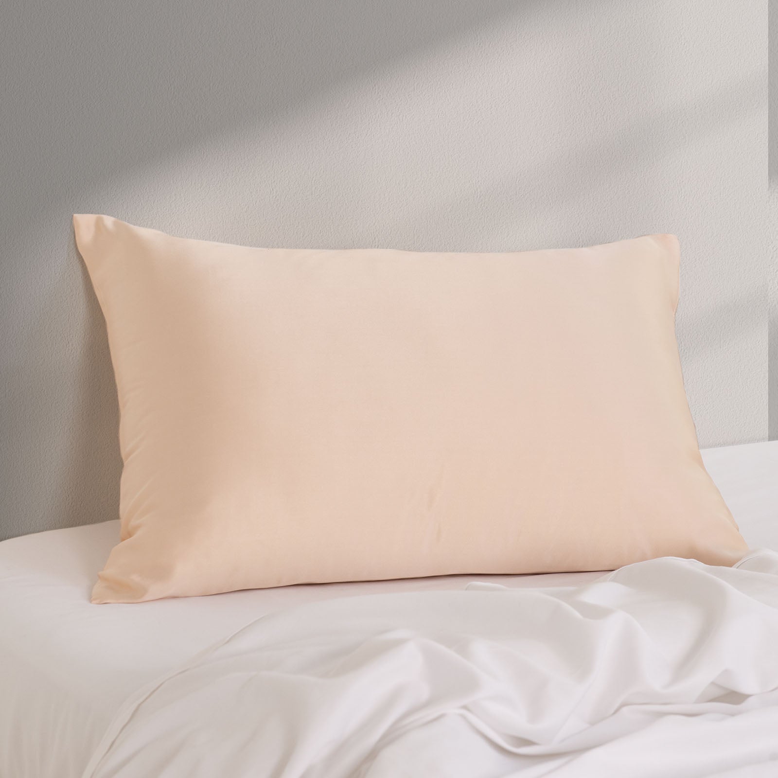 Pure Silk Pillow Case by Royal Comfort (Single Pack) - Champagne Pink-2