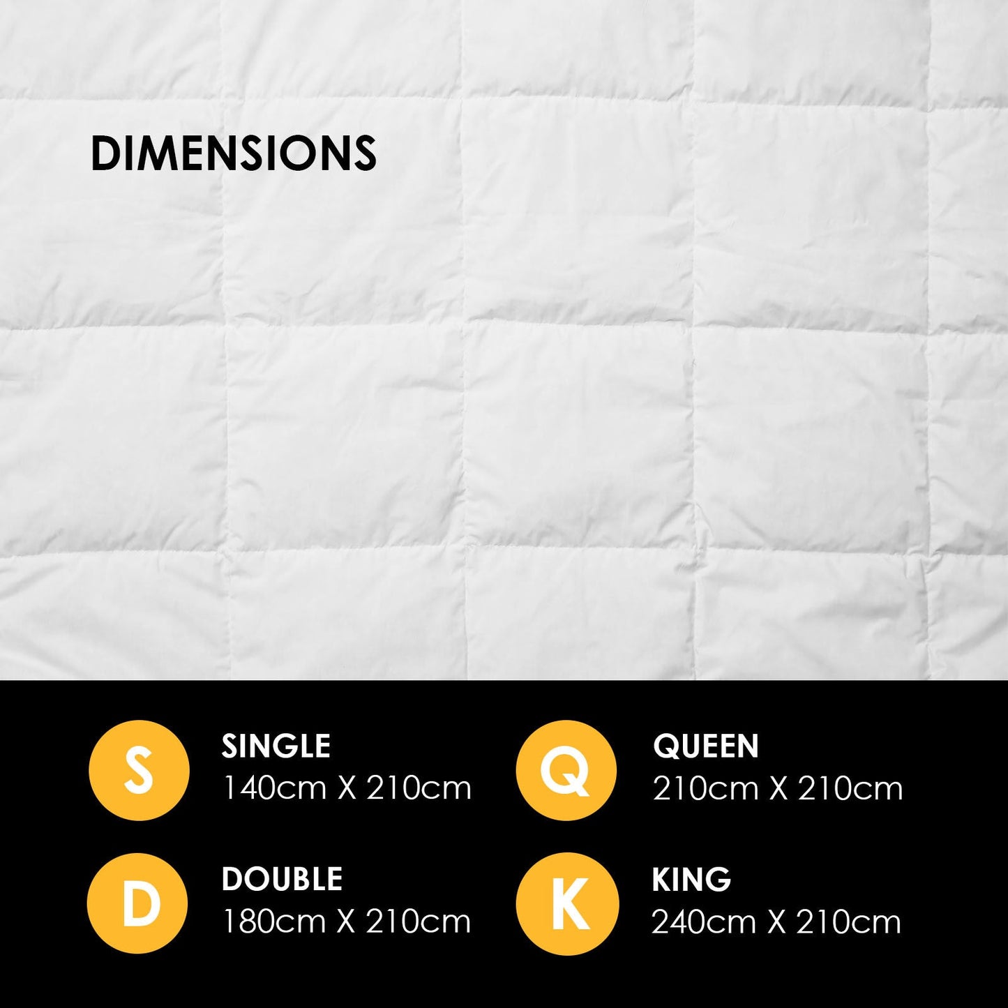 Royal Comfort 800GSM Silk Quilt - King-4