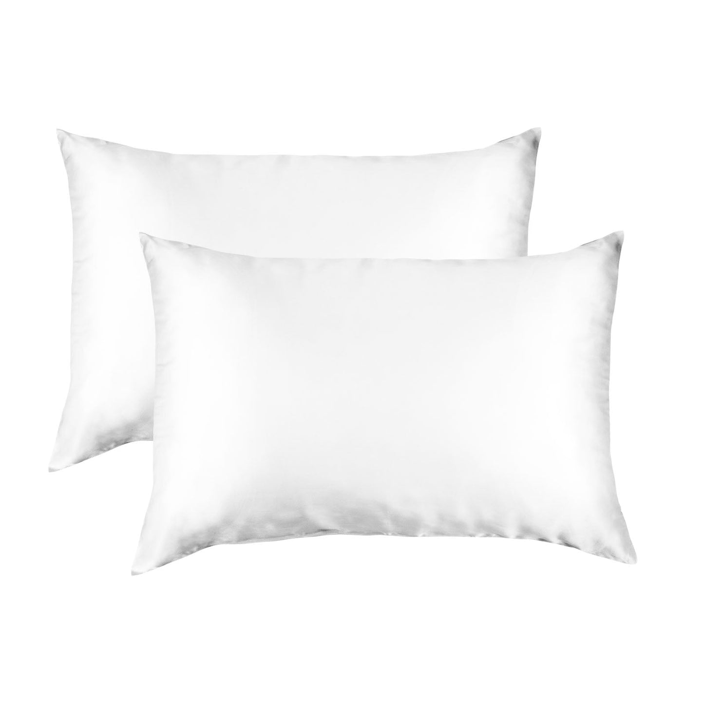 MULBERRY SILK PILLOW CASE TWIN PACK - SIZE: 51X76CM - WHITE-3