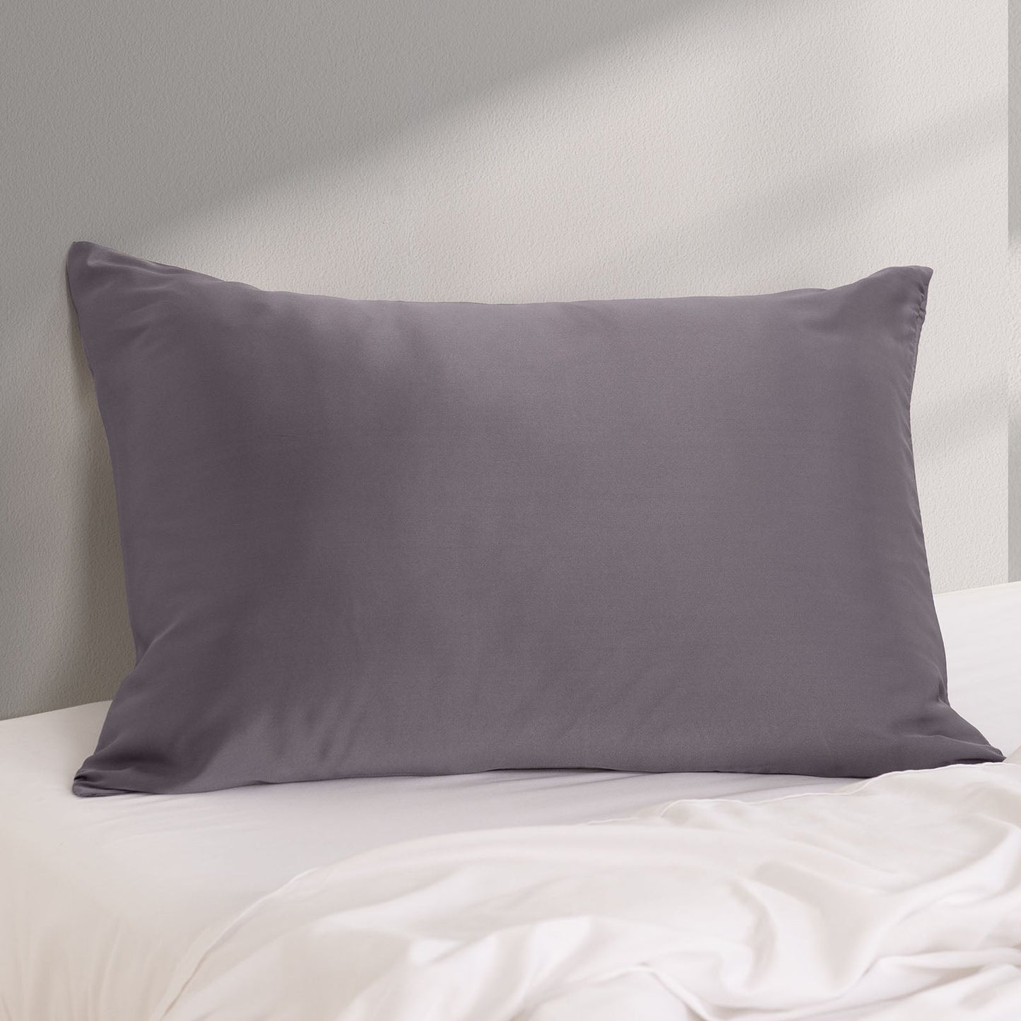 Pure Silk Pillow Case by Royal Comfort-Charcoal-3