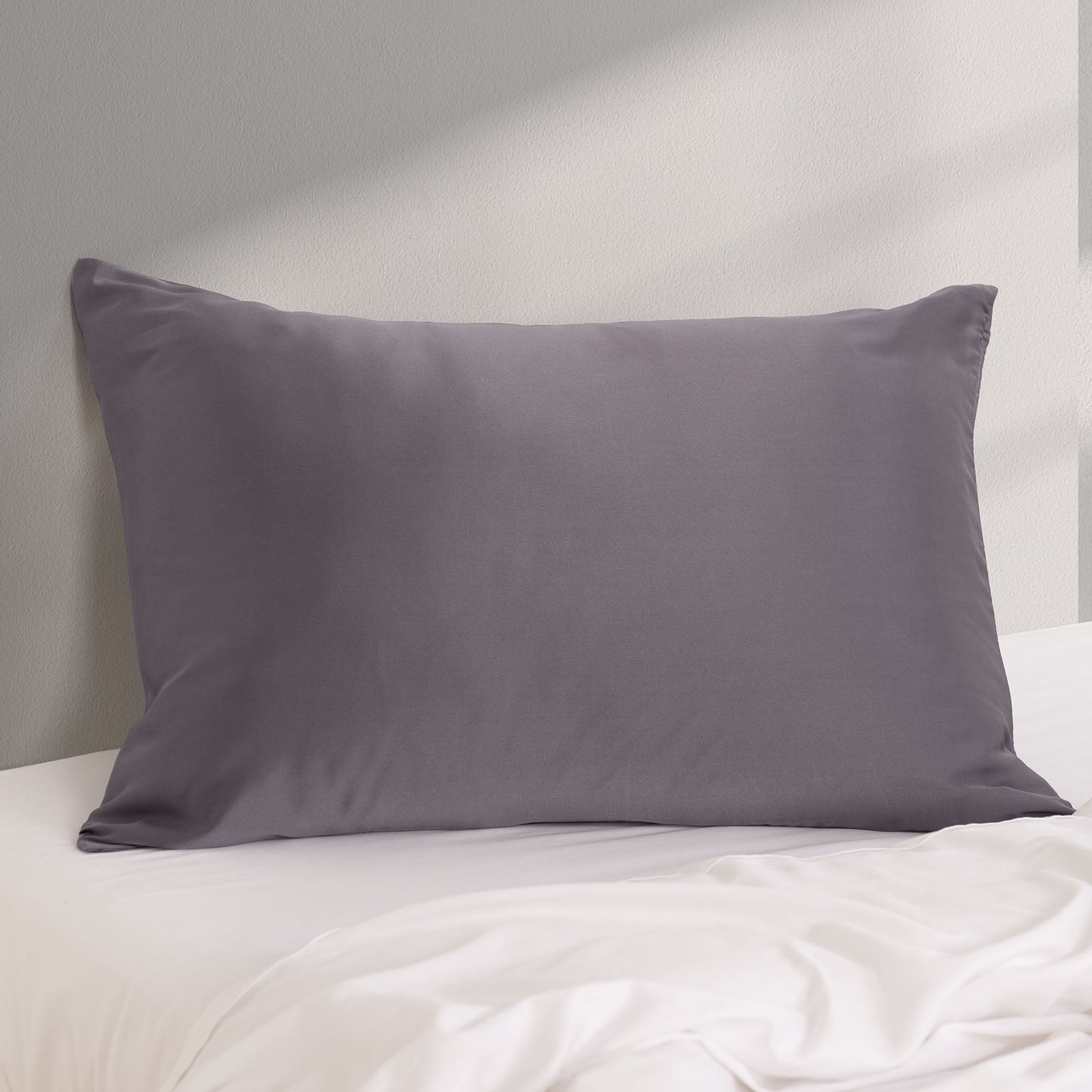 Pure Silk Pillow Case by Royal Comfort-Charcoal-3