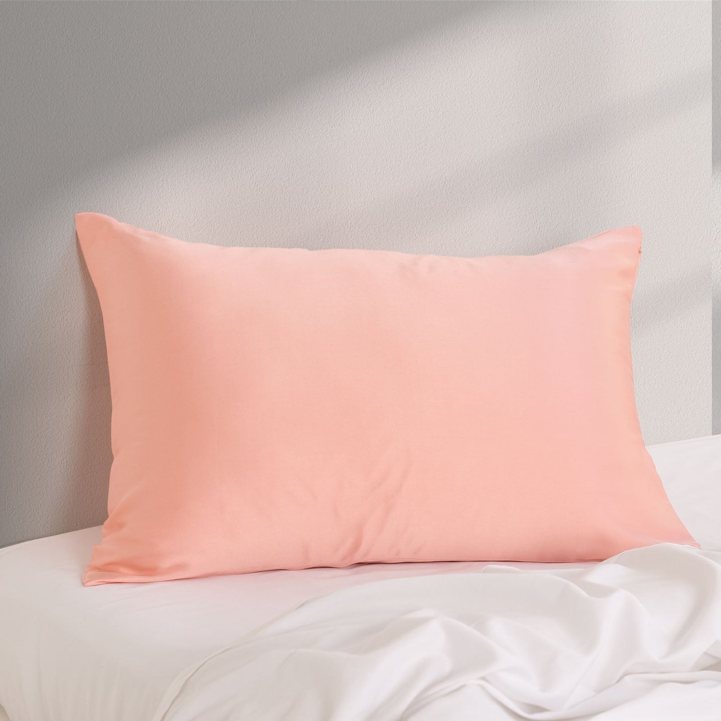 Pure Silk Pillow Case by Royal Comfort-Blush-2