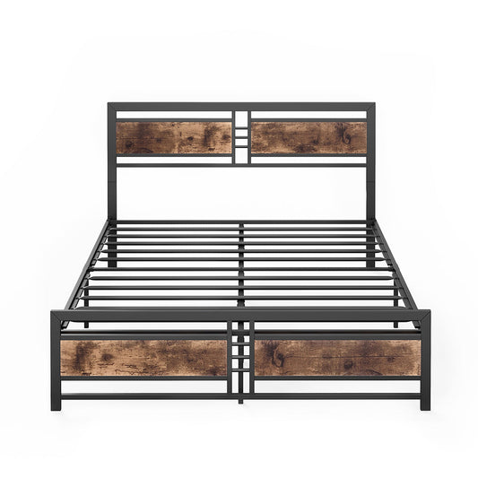 Levede Metal Bed Frame Queen Mattress-0