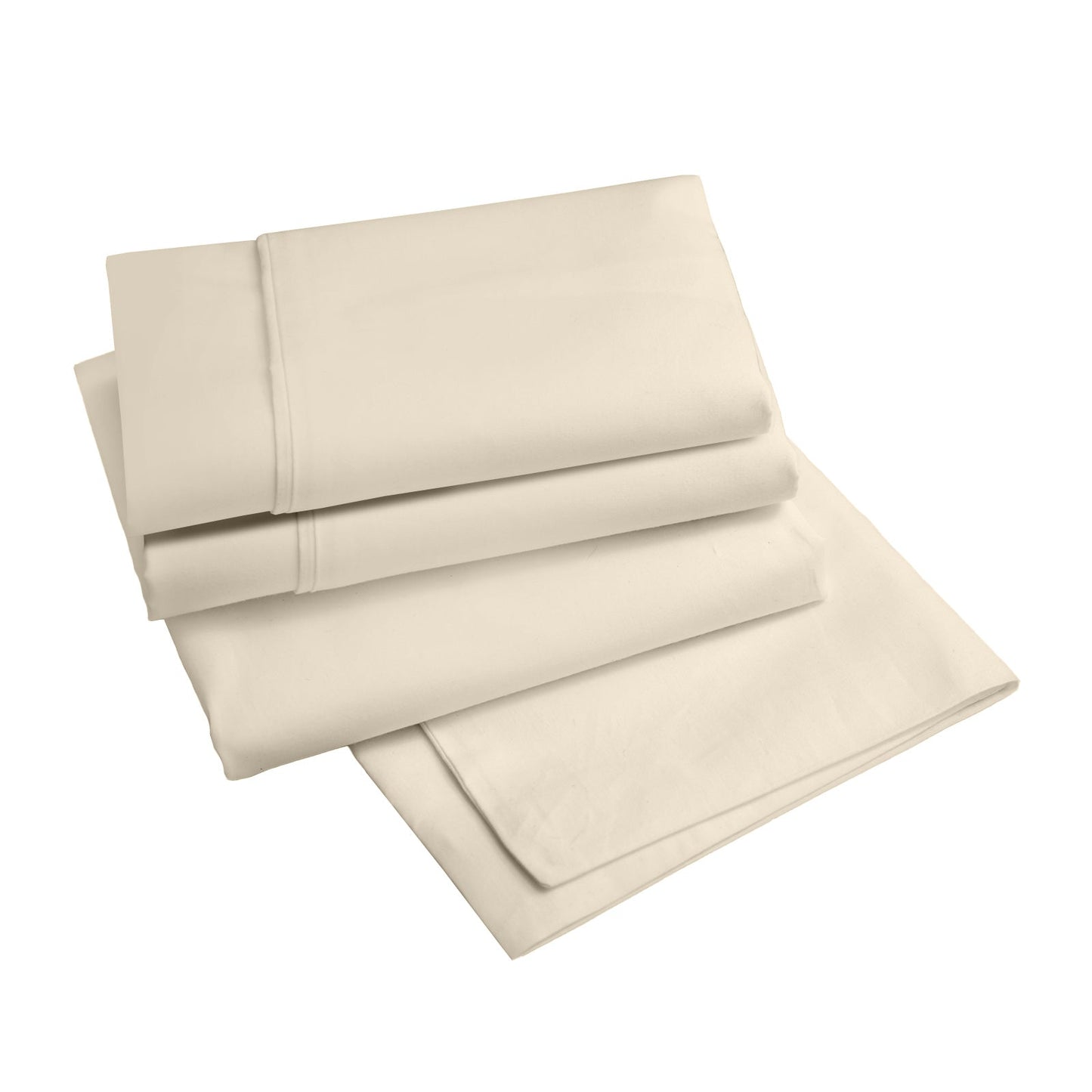 Renee Taylor 1500 Thread count Cotton Blend Sheet sets King Ivory-3