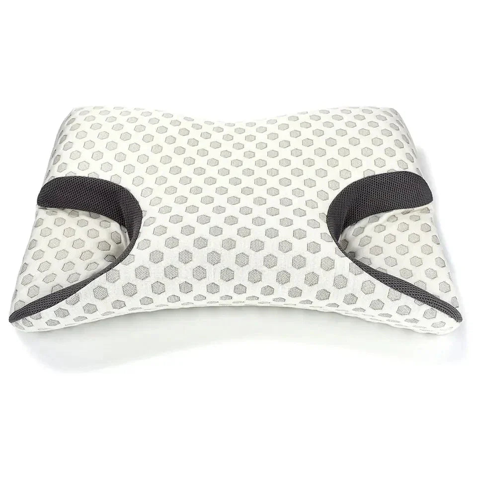 Odorless Contour Memory Foam Pillow Medical-Grade Support White