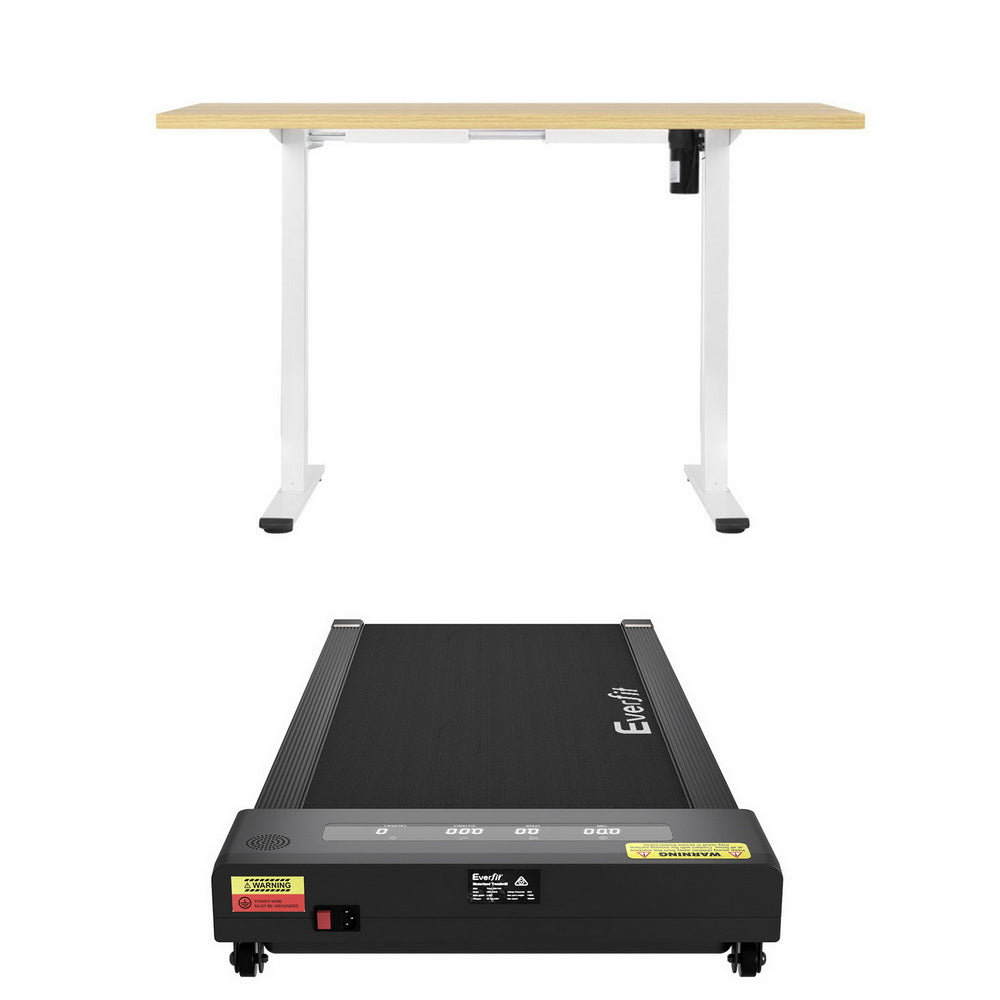 Artiss Electric Treadmill with 140cm Automatic Standing Desk Walking Pad 400mm