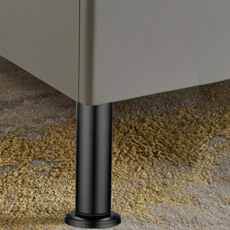 Adjustable Furniture Legs - 18-30 cm Height Metal Support Feet Set of 4 for Sofa Divan Cabinet Bed Chair Table compatible with IKEA
