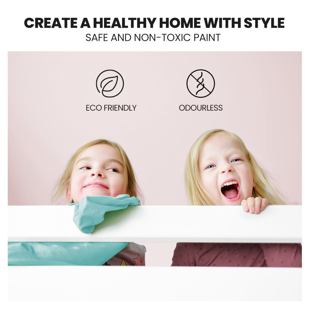 Kingston Slumber Single Over Double Wooden Bunk Bed Frame, Triple Solid Pine 2-in-1 Modular Design, Converts to 2 Beds, For Kids, White