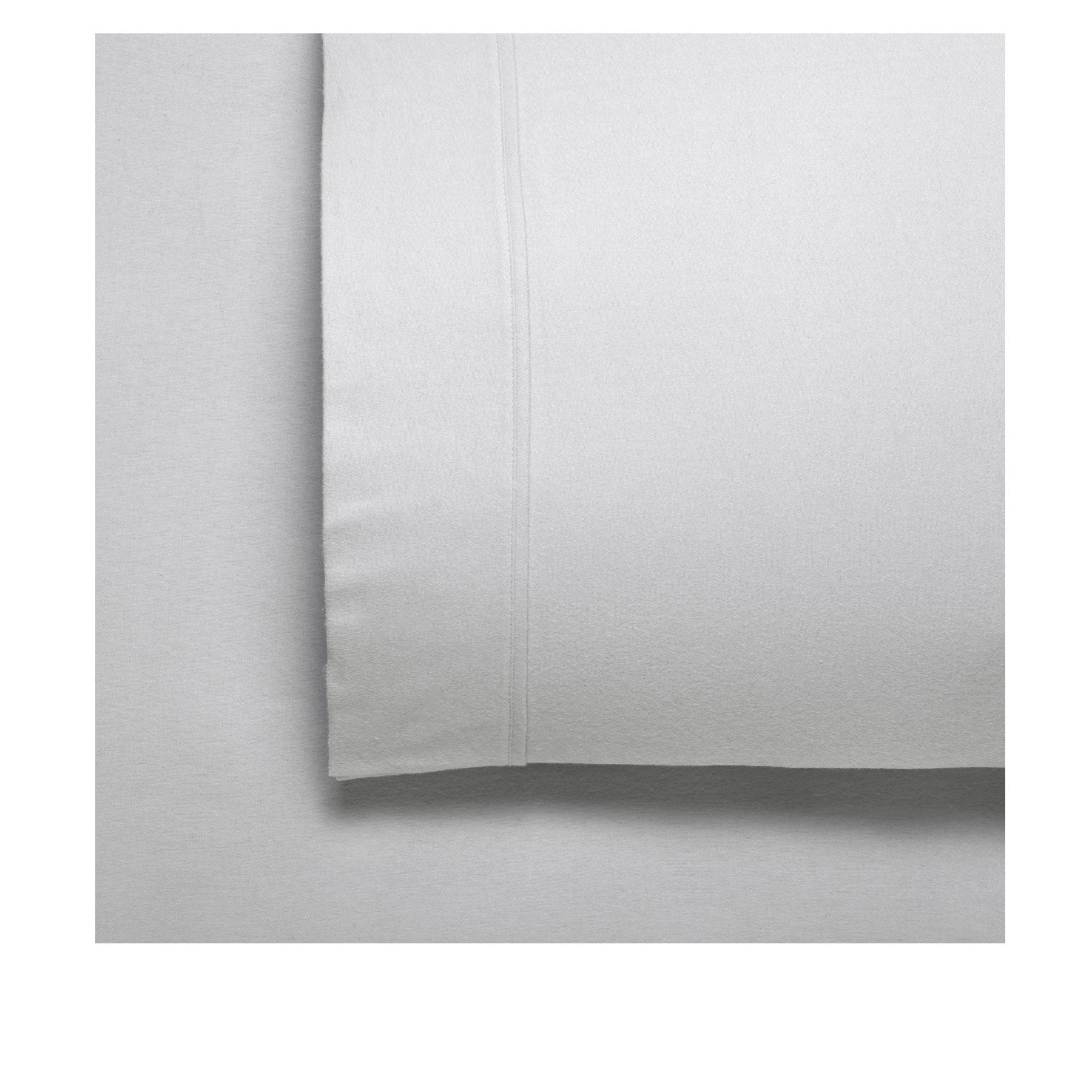 Bianca Fletcher Flannelette Cotton Sheet Set Silver Single-0