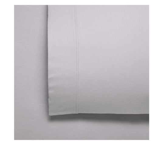 Bianca Fletcher Flannelette Cotton Sheet Set Stone King-0