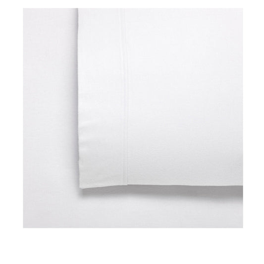 Bianca Fletcher Flannelette Cotton Sheet Set White Queen-0