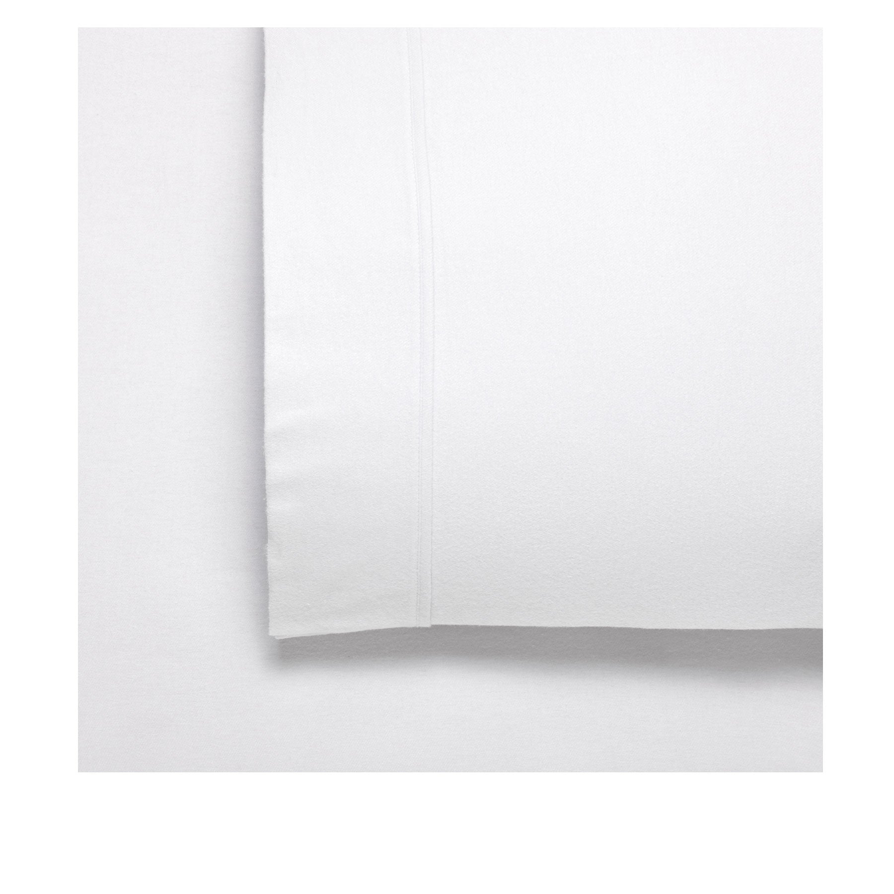 Bianca Fletcher Flannelette Cotton Sheet Set White Single-0