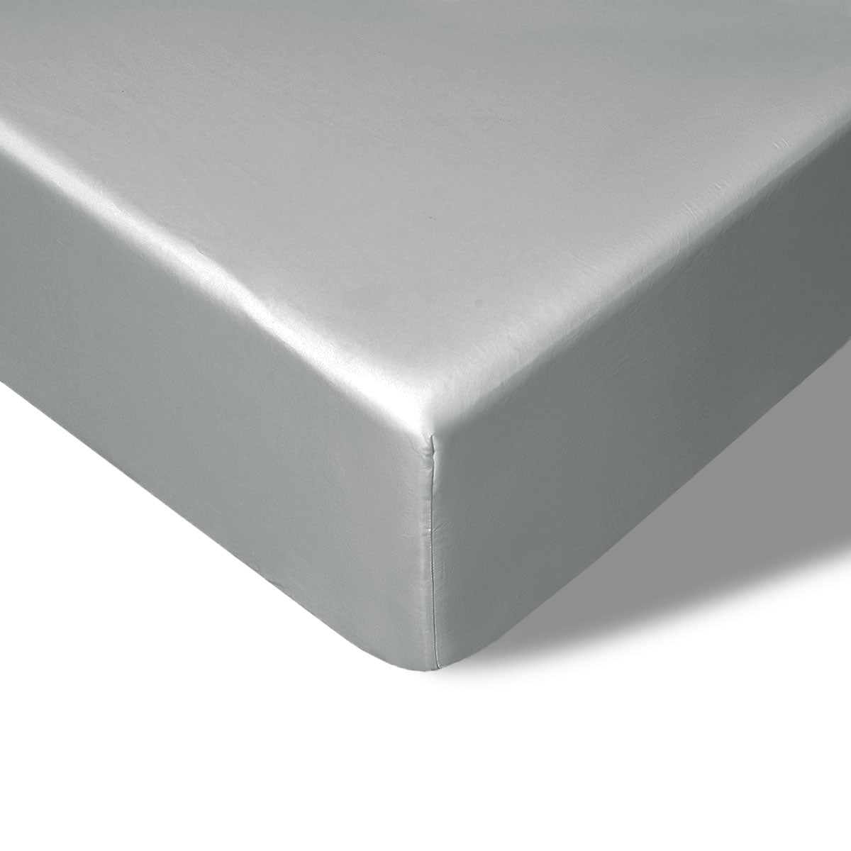 Accessorize 400TC Grey Bamboo Cotton Fitted Sheet 40cm Wall King-0