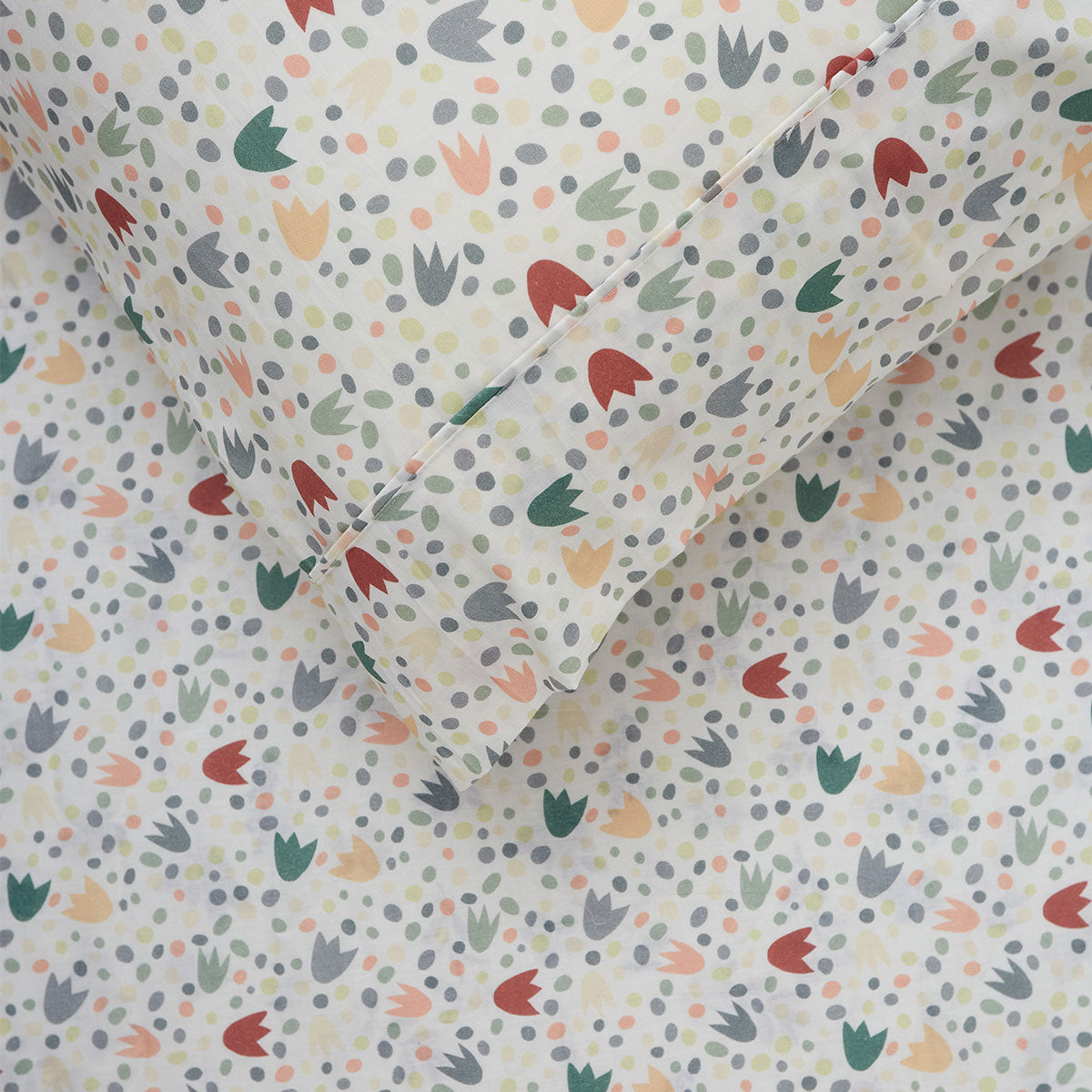 Happy Kids Dino Mania Green Cotton Sheet Set Double-2