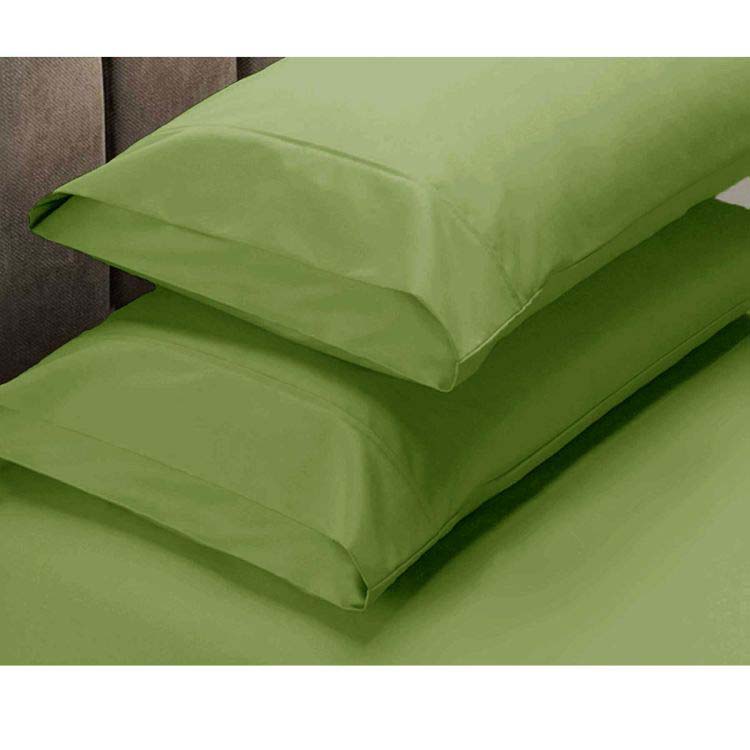 Apartmento 225TC Fitted Sheet Set King Lime plus 2 Pillowcases-0