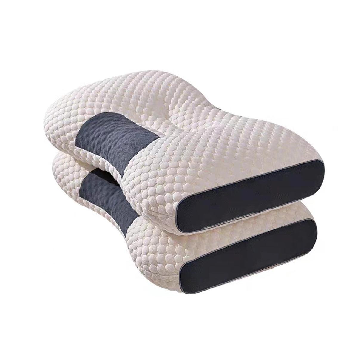 1/2X Contour Pillow Neck Support Orthopedic Cervical Pillow Anti Bacteria Sleep - 1PC