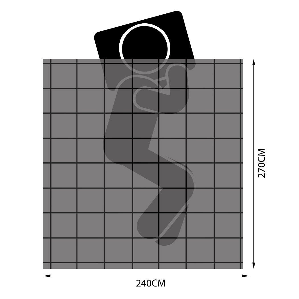DreamZ 500GSM All Season Goose Down Super King-1