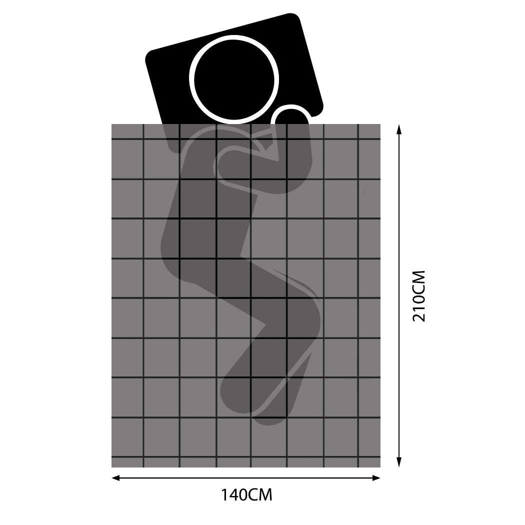 DreamZ 700GSM All Season Goose Down Single-1