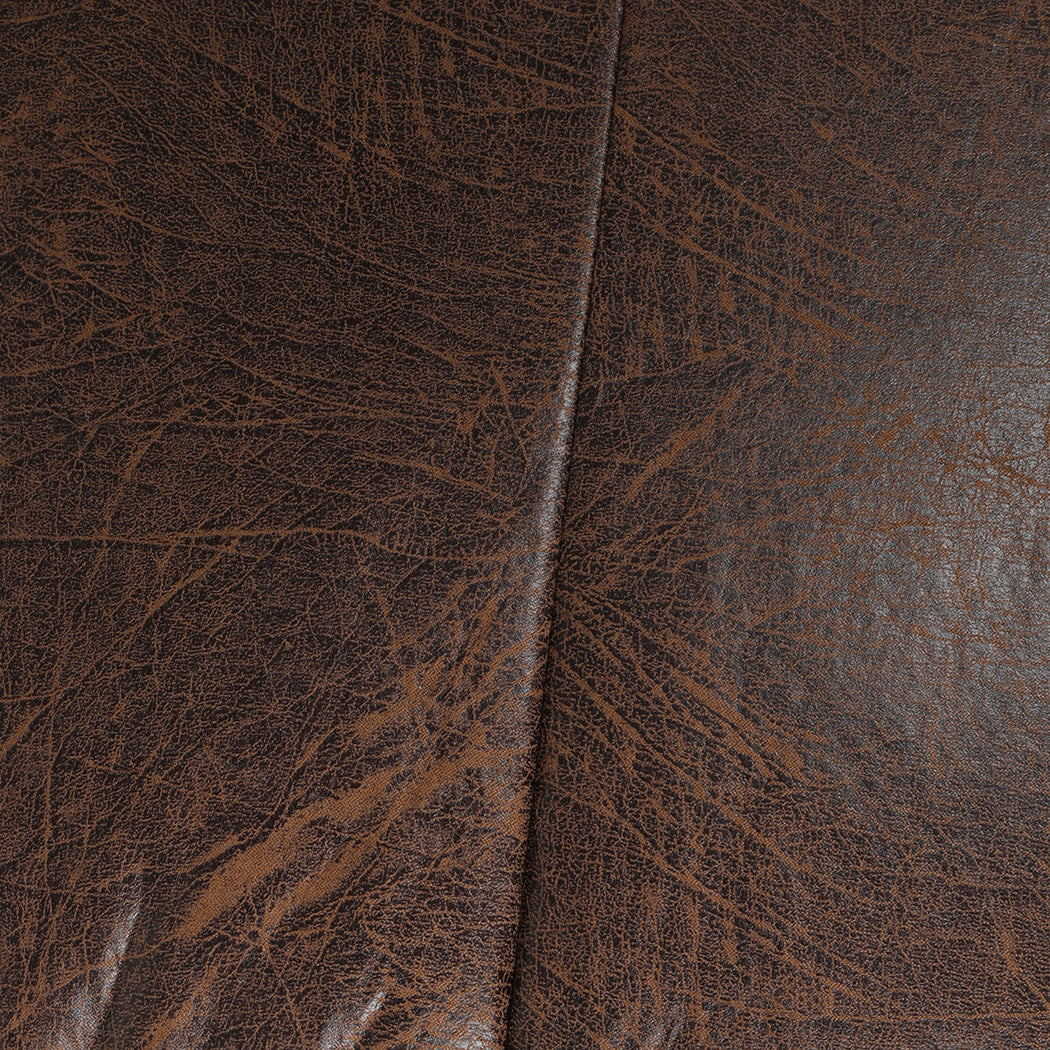 Marlow Bean Bag Chair Cover PU Couch Brown-2029387279700725763