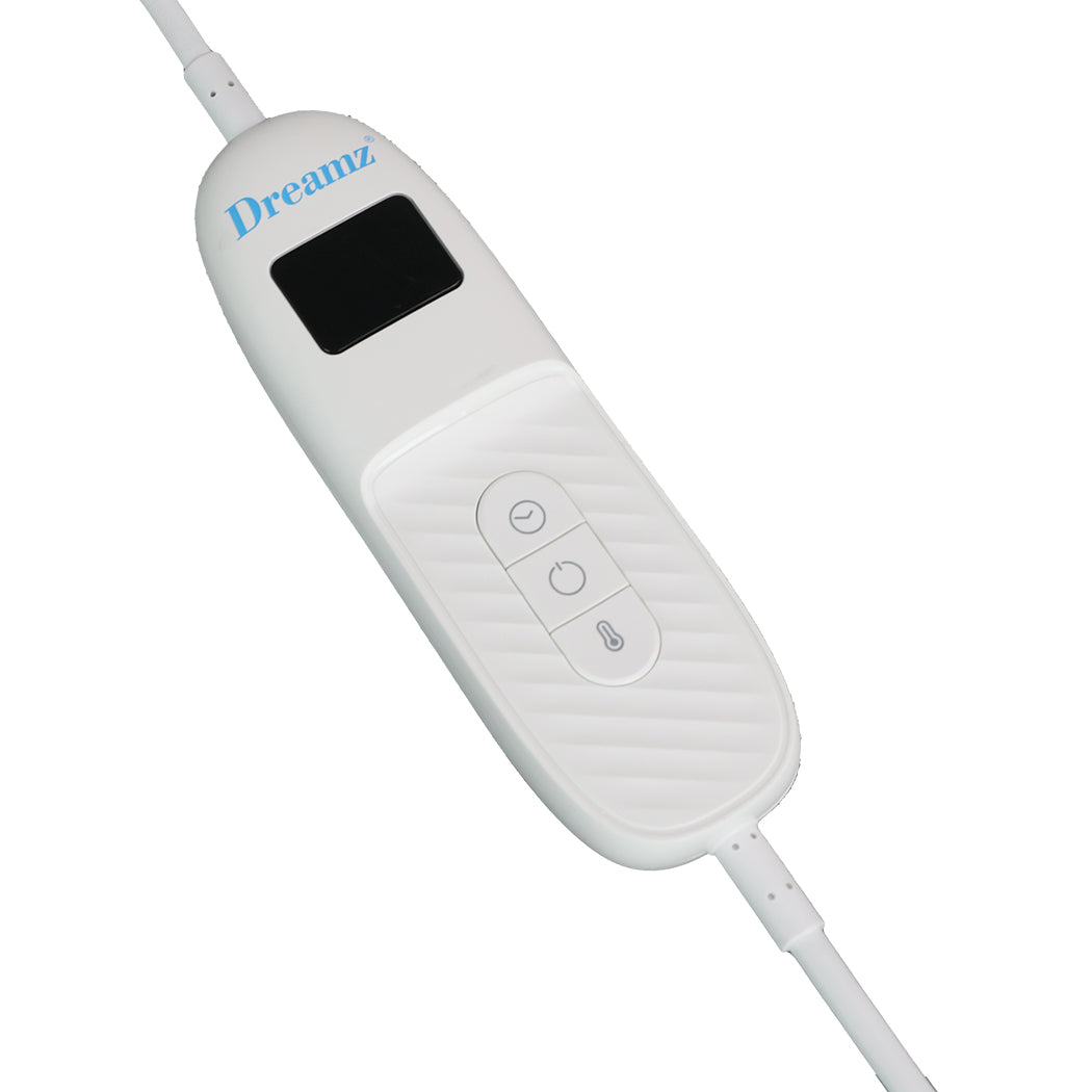 DreamZ Electric Throw Blanket Heated Timer Bedding Washable Warm Winter 160X130-2