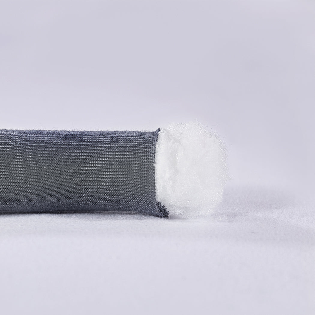 Dreamz Knitted Weighted Blanket Chunky Grey Kids-3