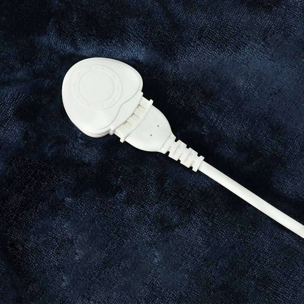 DreamZ Electric Throw Blanket Heated Timer Bedding Washable Warm Winter 160X130-3