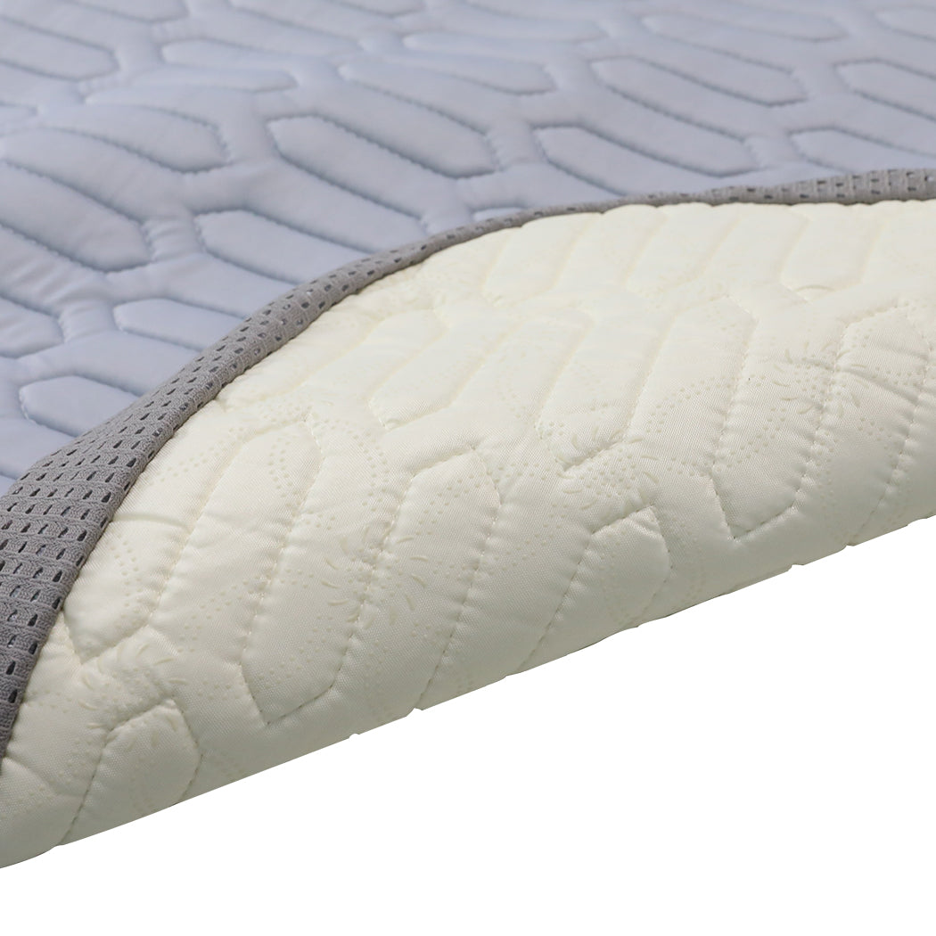 DreamZ Latex Cooling Bed Sheet Set Fitted 3PCS King-4