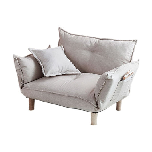 Convertible Sofa Couch with Adjustable Backrest and Armrests